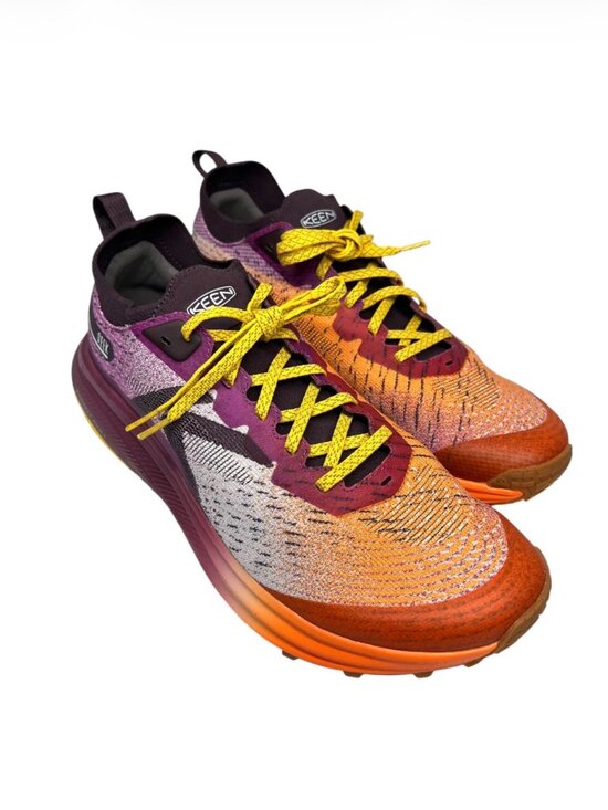 KEEN Seek Trail Running Shoes Men’s 11 - Sunset Purple/Orange Rocker Sole